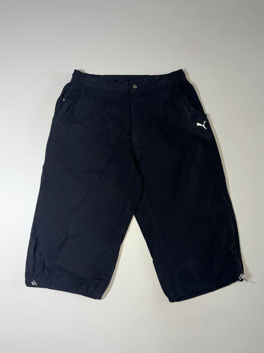 Puma Black 3/4 Capri Shorts – Toggle Hem (W:30)(L:27)
