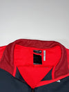 Adidas Red & Black 3-Stripes Full-Zip Track Jacket(L/XL)