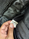 Goyamoto Blue/Black Leather Motorcycle Pants With Sliders  (W:34|L:40)
