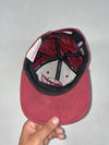 Mitchell & Ness Cleveland Cavaliers Burgundy Suede Snapback – Tonal Embroidered Logo, Perforated Brim (Adjustable)
