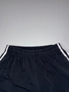 Adidas Black 3-Stripe Track Pants (W:26) (L:38)