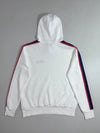 Fila Stile Sportivo Italiano Taped Sleeve Hoodie – White/Red/Navy (L)