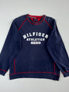 Tommy Hilfiger Athletics Spellout Crewneck Sweatshirt Navy (XL)