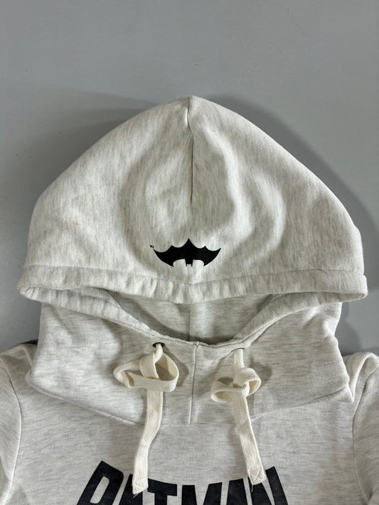 DC Batman Official Licensed Hoodie Oatmeal White (S)