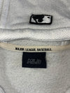 MLB New York Yankees White Sherpa-Lined Zip Hoodie – Embroidered NY Logo (S)