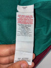 Puma Coach Jacket Maroon & Green Snap Button Windbreaker (L)
