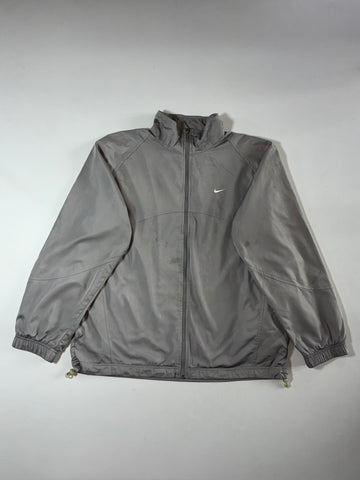Nike Vintage Full-Zip Windbreaker Jacket - Grey (XL)