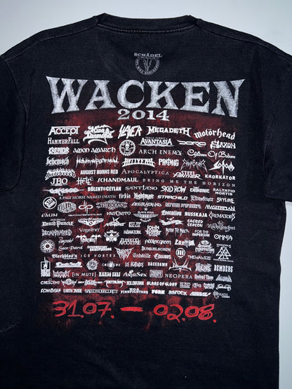!                           Vintage Wacken 2014 Band Authentic Tee Size - (XL)