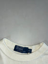 Polo Ralph Lauren Cream Crewneck Cotton Knit Sweater (S)