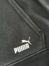 Puma Black All-Over Logo Panel Pullover Hoodie (XS)