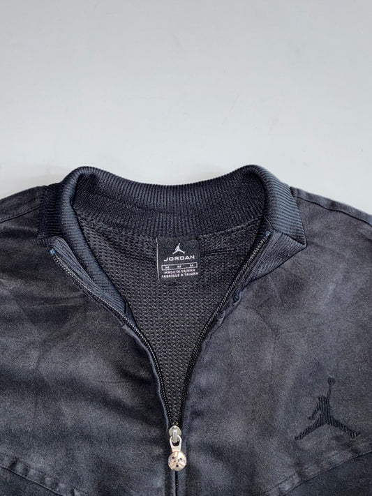 Jordan Black Tie-Dye Wash Track Jacket (L)