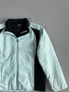 Nike Y2K Light Blue Black Padded Windbreaker Full Zip Jacket(S)