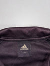 Adidas Track Jacket  Brown/Navy Colorblock, Red Trim Retro Zip-Up (L)
