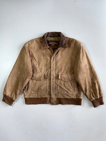 Vintage G-lll Premium original Leather Jacket (XL)