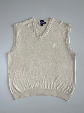 Chaps Ralph Lauren Oatmeal Sweater Vest (XL)