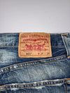 Levi’s 501 Distressed Ripped Jeans (W:34) (L:38)