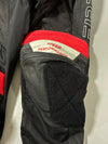 Speed Performance Genuine Leather Panel Motorcycle Riding Pants knee Paded (W:34) (L:40)