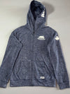 Roots Vancouver Canada Beaver Logo Zip Hoodie – Navy Marl (S)