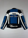 Vintage Hein Gericke "Genuine Spirit" #70 Pro Sports Mesh Racing Moto Jacket completely Paded (L)