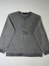 Polo Ralph Lauren Big Pony Embroidered Crewneck Sweatshirt – Heather Grey (L)
