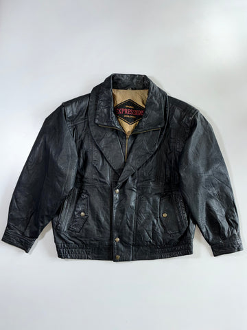 Expression Premium Original Leather Jacket (2XL)