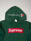 Vintage Supreme Champion Green Box Logo Hoodie (XS)