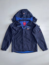 Dickies Since 1922 Navy Hooded Rain Jacket Blue Lined (M)