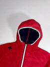 Descente Map-Print Hooded Fleece Zip Jacket (XL)