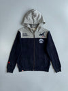 EDWIN EDO KATSU | Japanese Crane Embroidered Zip Hoodie (M)
