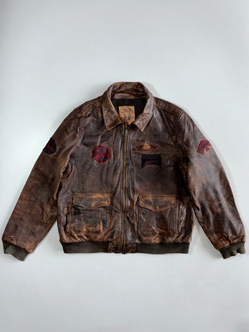 Spirit Motors Pure Leather Racing Jacket (2Xl)