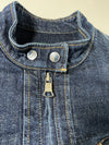 LRL Lauren Jeans Co. Denim Moto Jacket: women's (L)