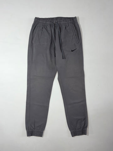 Vintage Nike Grey Swoosh Jogger Pants (W:28) (L:39)