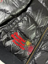 Japanese Sukajan Dragon & Sakura Embroidered Puffer Bomber Jacket (L/XL )