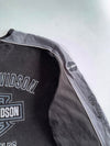 Harley-Davidson Genuine MotorClothes L/S Pullover | Black & Grey Colorblock | Bar & Shield | 3XL