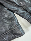 Vintage Nepuca Express Black Leather Zip-Up Jacket (M)