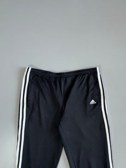 Adidas Black White 3-Stripe Track Pants (W:30|L:39)