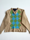 Tommy Hilfiger Lambswool Argyle V-Neck (XS)