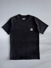Carhartt Relaxed Fit Heavyweight Pocket Logo T-Shirt  Faded Black (S/M)