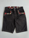 Jiko Japanese Streetwear Shorts Embroidered (W:28) (L:20)