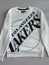 Hollister x NBA Los Angeles Lakers Crewneck Sweatshirt White (S/M)