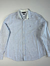 Tommy Hilfiger New York Fit Striped Button-Down Shirt –(XL)