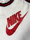 Nike Sportswear Mesh Basketball Jersey – White/Red/Black, Large (XL)