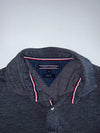 Tommy Hilfiger Slim Fit Polo Shirt in Charcoal Grey Marl (M)