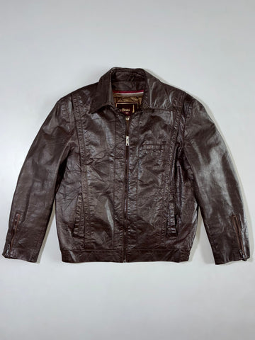 Le Deau Paris Premium Original Leather Jacket (Furr Inside) (M)