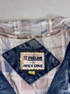 Vintage 90s NFL Pro Line by Apex One Flannel Lined Denim Jacket – Light Wash (XL)