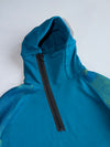 Nike | Tech Knit Half-Zip Hoodie | Teal Blue (L)