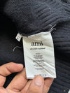 AMI Paris Ami de Coeur Black Knit Sweater woman’s (L/XL)