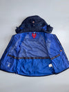 Dickies Since 1922 Navy Hooded Rain Jacket Blue Lined (M)