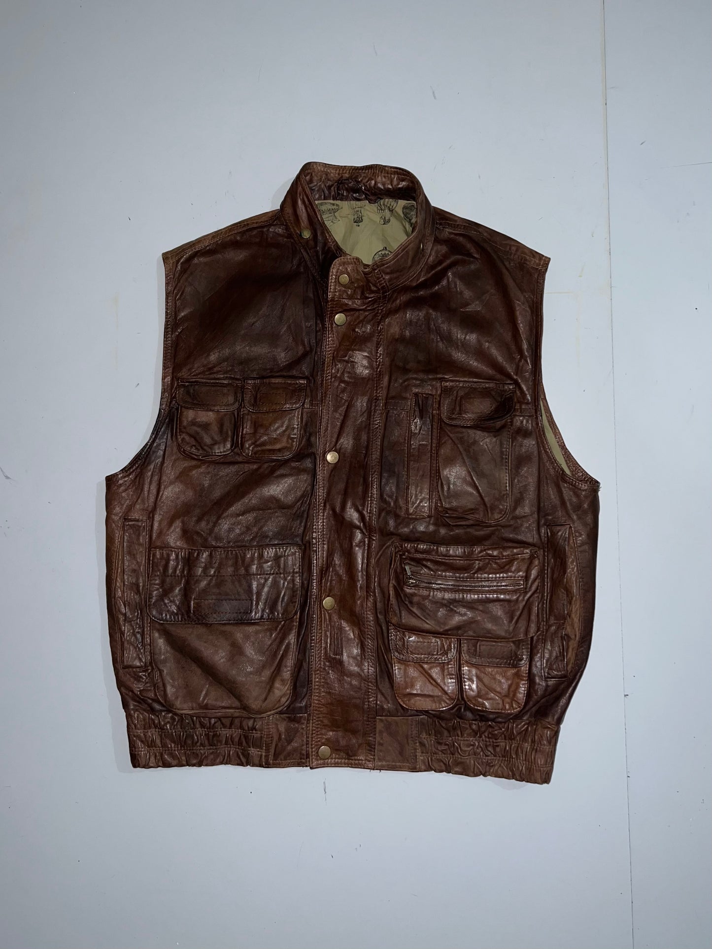 !Super Premium Original Leather Utility Jacket (M/L)
