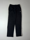 Y2K Nike Black Grey Side Panel Track Pants (W:30) (L:43)
